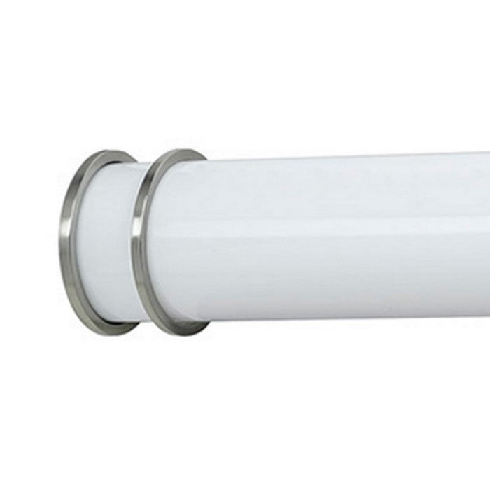 Pipe Design Metal Vanity Light with Hardwired Switch, Set of 4, Large,White