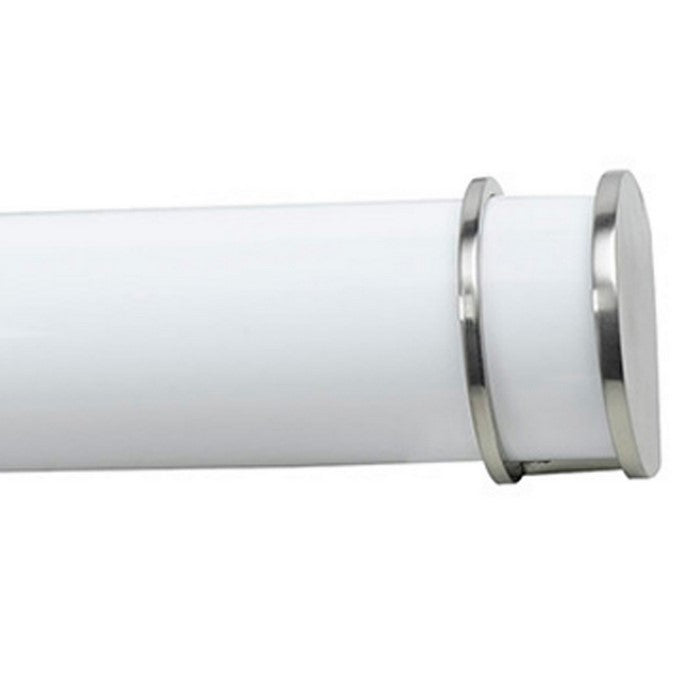 Pipe Design Metal Vanity Light with Hardwired Switch, Set of 4, Large,White