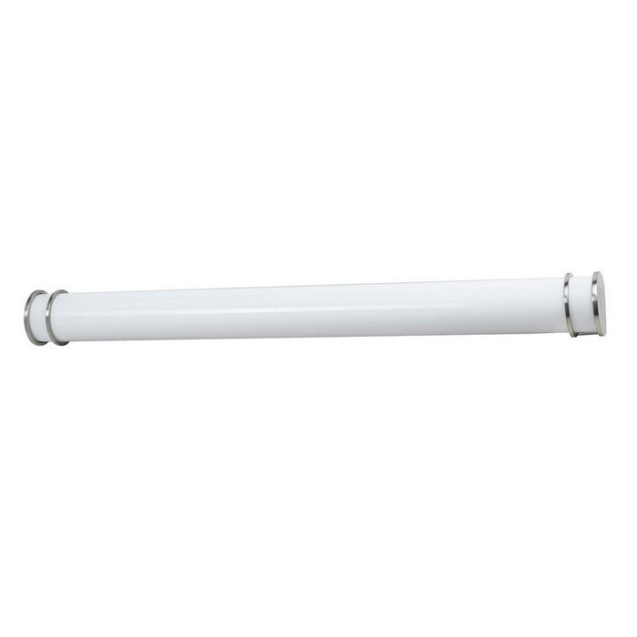 Pipe Design Metal Vanity Light with Hardwired Switch, Set of 4, Large,White