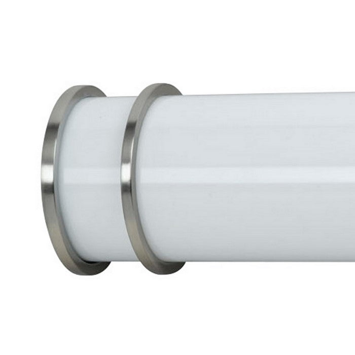 Pipe Design Metal Vanity Light with Hardwired Switch,Set of 4, Medium,White
