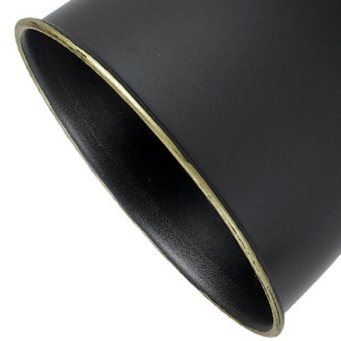 Round Metal Shade Track Light Head and Frame, Dark Bronze