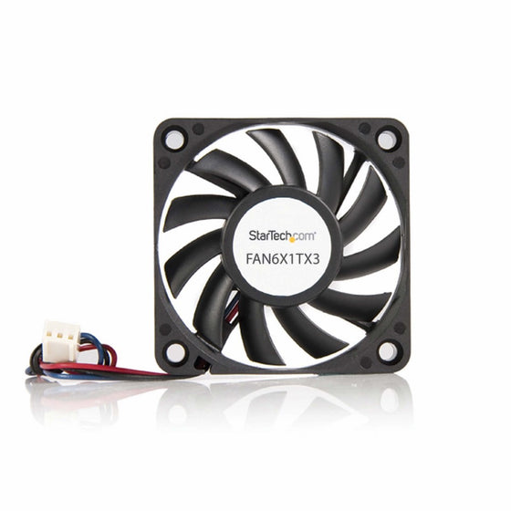 StarTech.com 60x10mm Replacement Ball Bearing Computer Case Fan with TX3 Connector FAN6X1TX3 (Black)