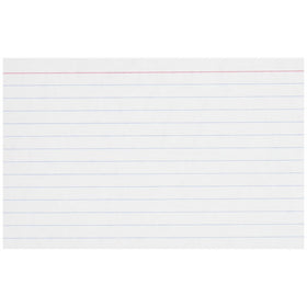 Oxford 4" x 6" Ruled White Index Cards, 100/Pack