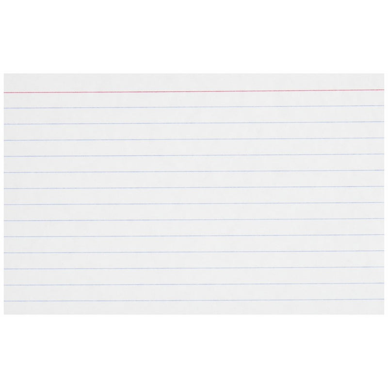 Oxford 4" x 6" Ruled White Index Cards, 100/Pack