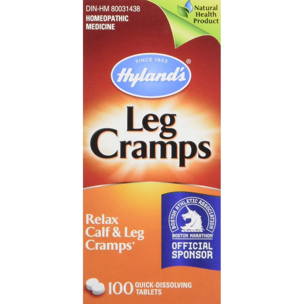 Hyland's Leg Cramp Tablets, Natural Relief of Calf, Leg and Foot Cramp, 100 Count