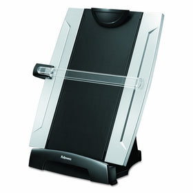 Fellowes Office Suites Desktop Copyholder With Memo Board, Black/Silver (8033201)