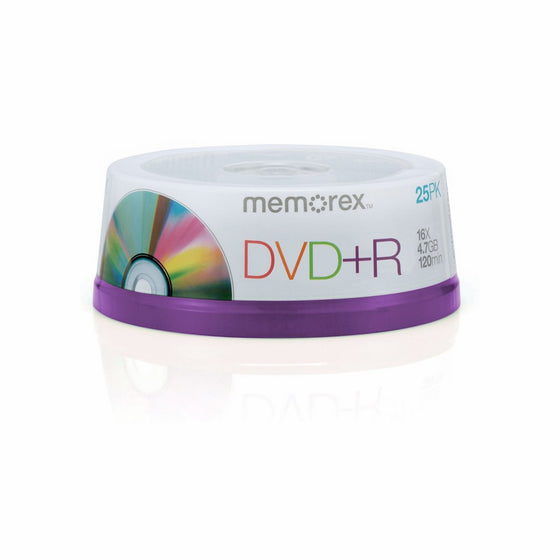 Memorex DVDR 16 x 4.7GB 25 Pack Spindle