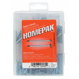 HOMEPAK 41826 Nails and Brads Assortment