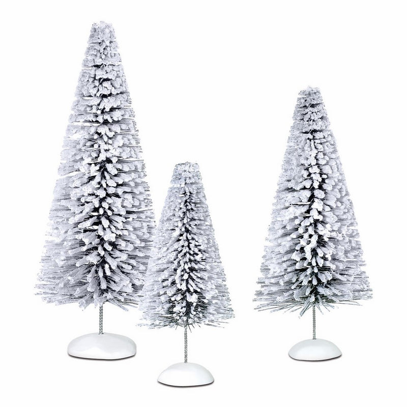 Department 56 Village Snow Laden Sisals (Set of 3)