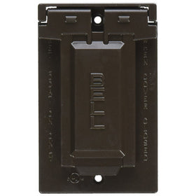 Hubbell-Bell 5103-2 Weatherproof Single Gang Vertical Device Mount Cover GFCI