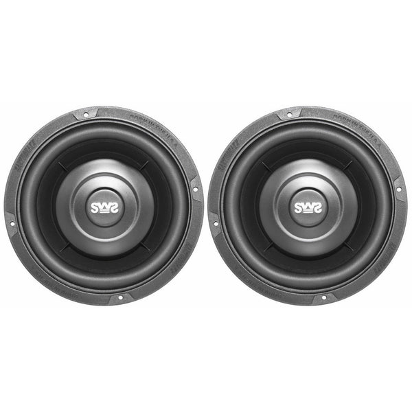 Earthquake Sound SWS-6.5 X 6.5-inch Shallow Woofer System Subwoofers, 4-Ohm (Pair)