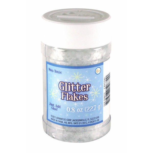 Sulyn 0.8oz. Glitter Flakes - Crystal