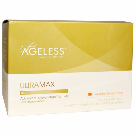 UltraMAX Gold Effervescent Powder Ageless Foundation 22 Packet