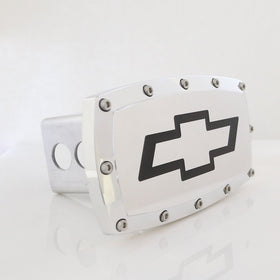 Chevy Chevrolet Bowtie Chrome Billet w/Allen Bolts Tow Hitch Cover
