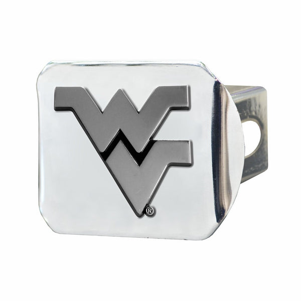 FANMATS15055NCAA West Virginia University Mountaineers Chrome Hitch Cover