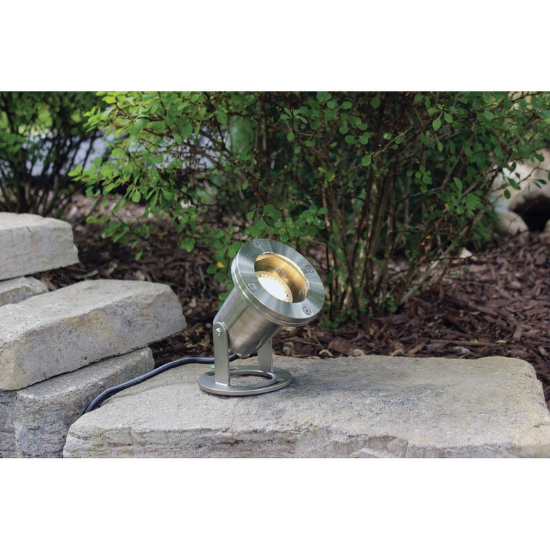 EasyPro Pond Products LED6WS LED Submersible Warm White Stainless Steel Light, 6W