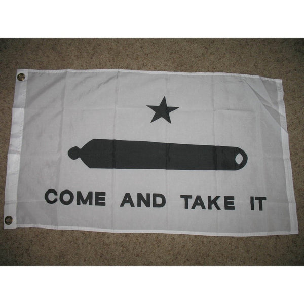 Texas Gonzales Gonzalez Cannon Come And Take It 2X3 Flag Banner Indoor/Outdoor