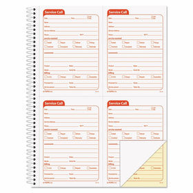 TOP4100 - Service Call Book