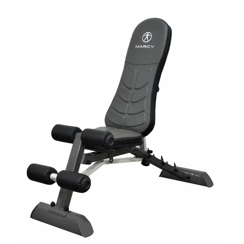 Marcy Deluxe Foldable Utility Bench Gym Equipment - SB-10100