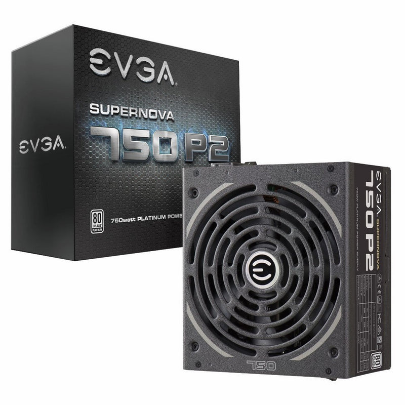 EVGA SuperNOVA 750 P2, 80 PLATINUM 750W, Fully Modular ECO Mode, 10 Year Warranty, Includes FREE Power On Self Tester, Power Supply 220-P2-0750-X1