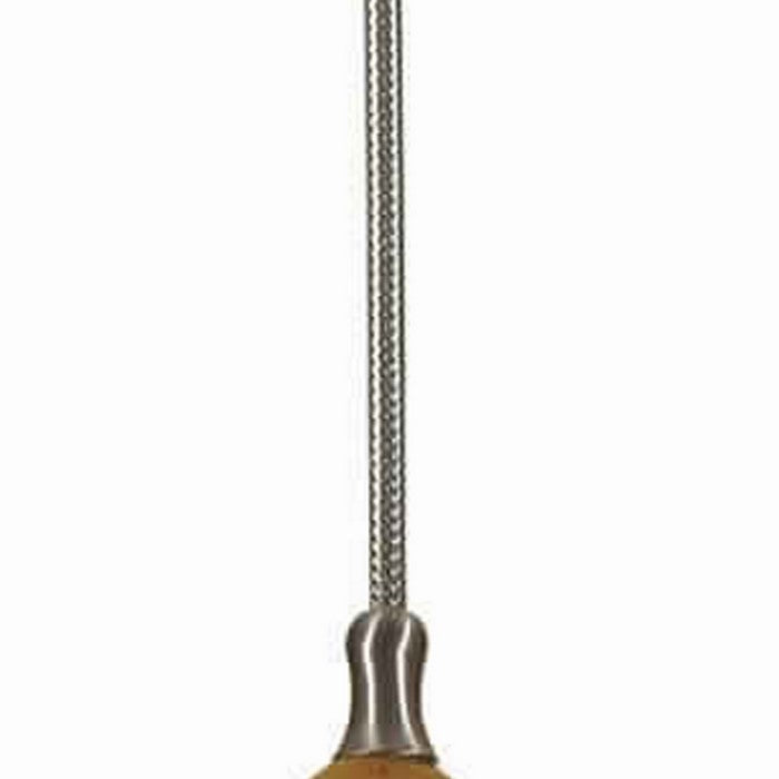Transitional Pendant Lighting with Glass Shade,Set of 4, Orange and Chrome
