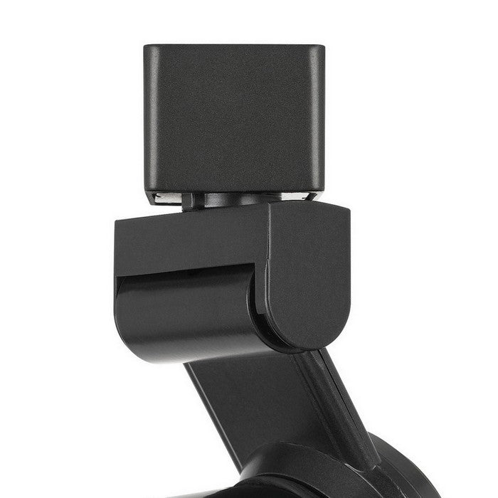 12W Integrated Dimmable LED Metal Track Fixture with Cone Head, Black