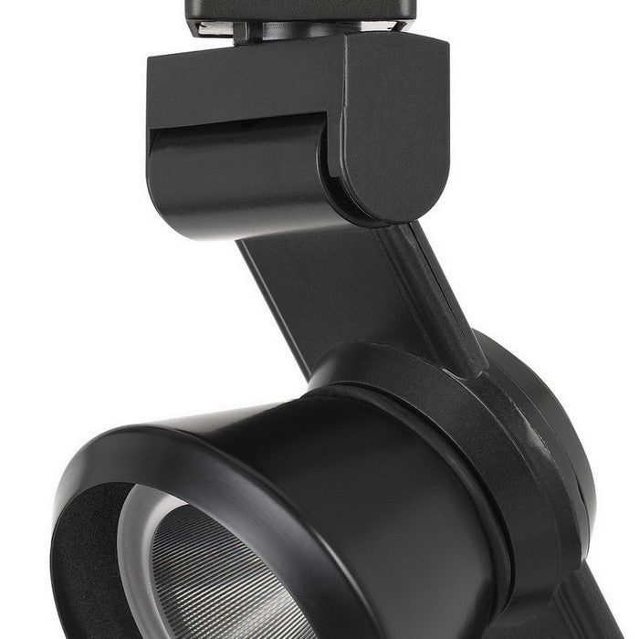 12W Integrated Dimmable LED Metal Track Fixture with Cone Head, Black