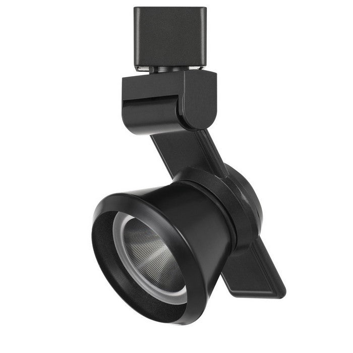 12W Integrated Dimmable LED Metal Track Fixture with Cone Head, Black