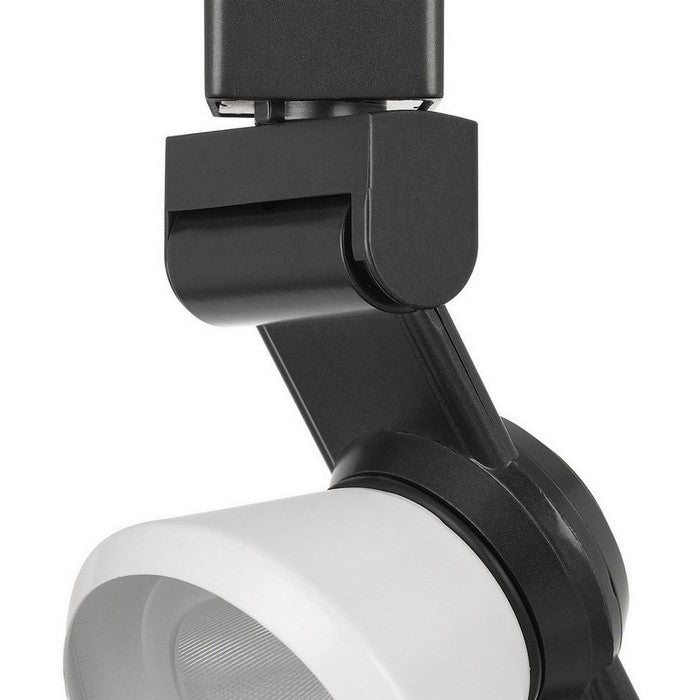 12W Integrated LED Metal Track Fixture with Cone Head, Black and White