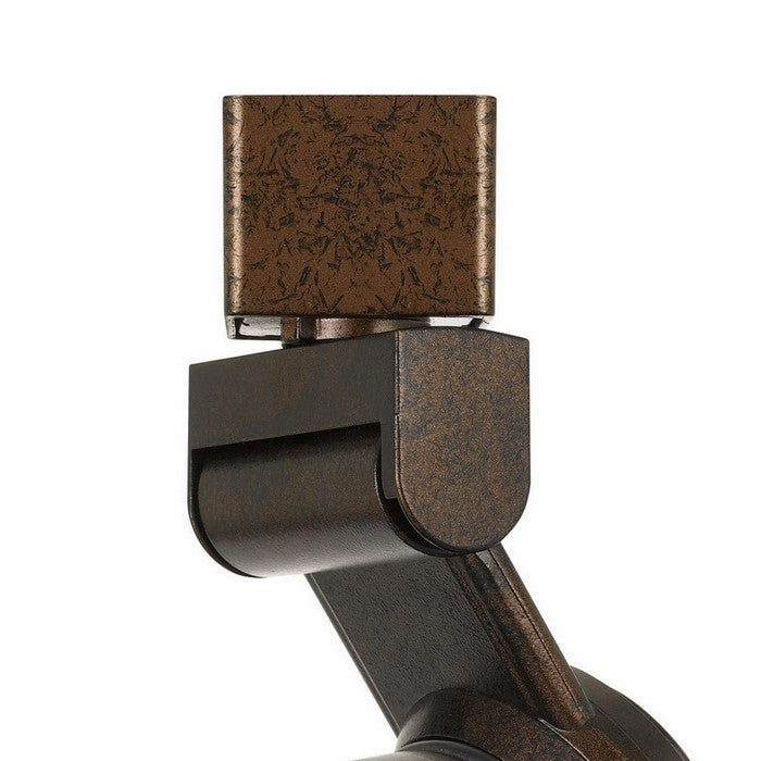12W Integrated LED Metal Track Fixture with Cone Head, Bronze
