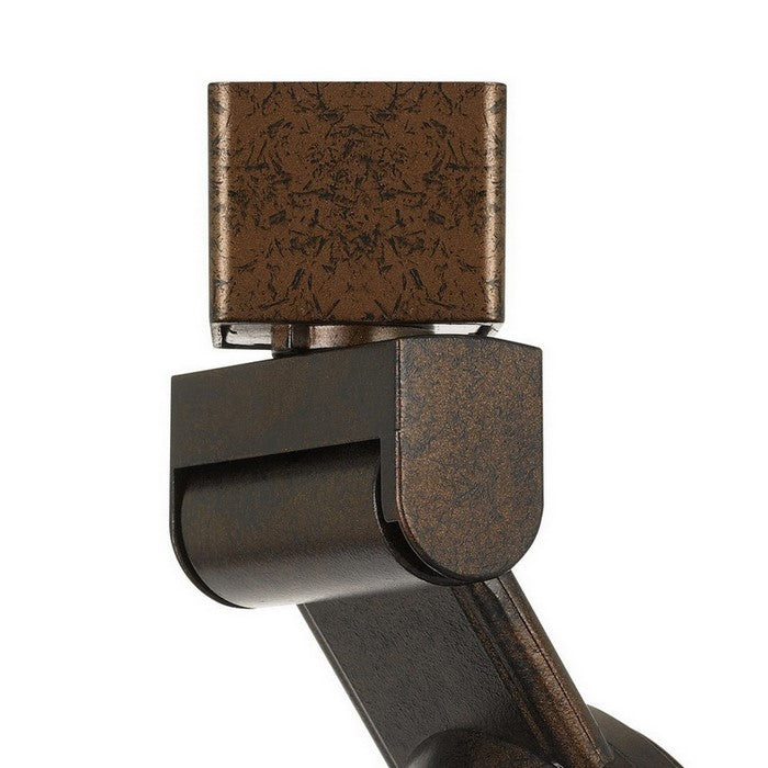 12W Integrated LED Metal Track Fixture with Cone Head, Bronze and White
