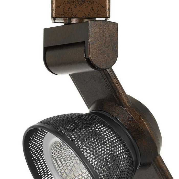 12W Integrated LED Metal Track Fixture with Mesh Head,Bronze and Dark Black
