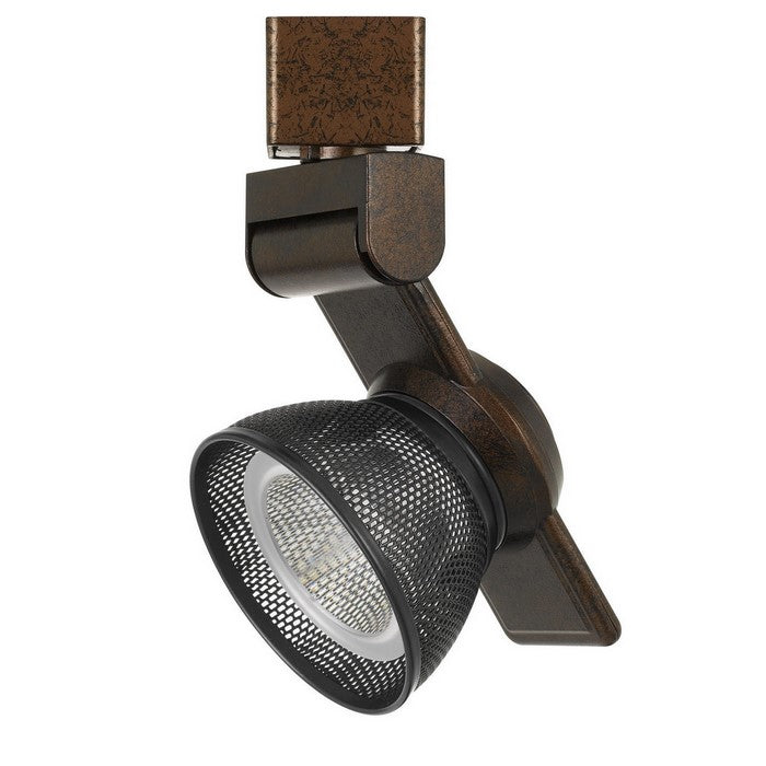 12W Integrated LED Metal Track Fixture with Mesh Head,Bronze and Dark Black