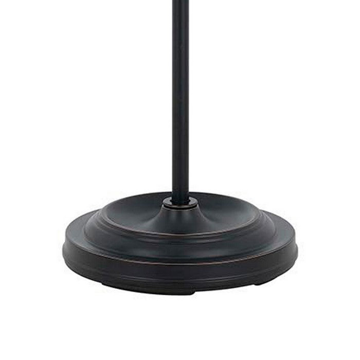Adjustable Height Metal Pharmacy Lamp with Pull Chain Switch, Black