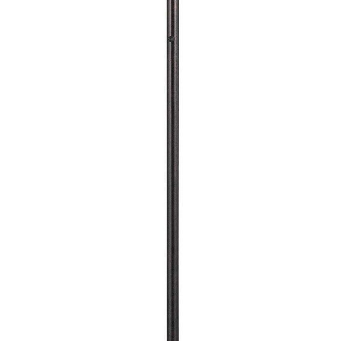 80 Watt Metal Floor Lamp with Dual Gooseneck and Uno Style Shades, Bronze