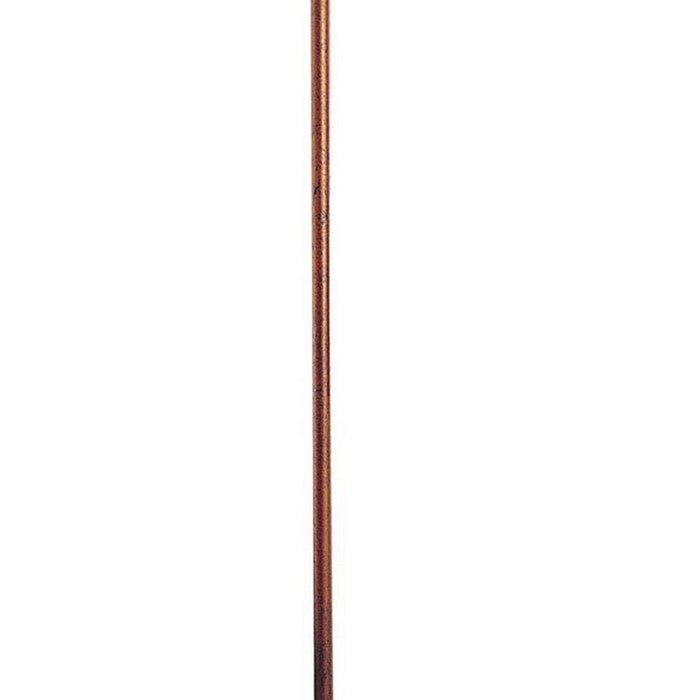 150 Watt Metal Floor Lamp with Swing Arm and Fabric Conical Shade, Bronze