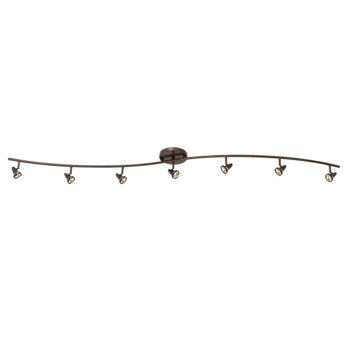 40 Watt Metal Serpentine LED Rail Fixture, Bronze