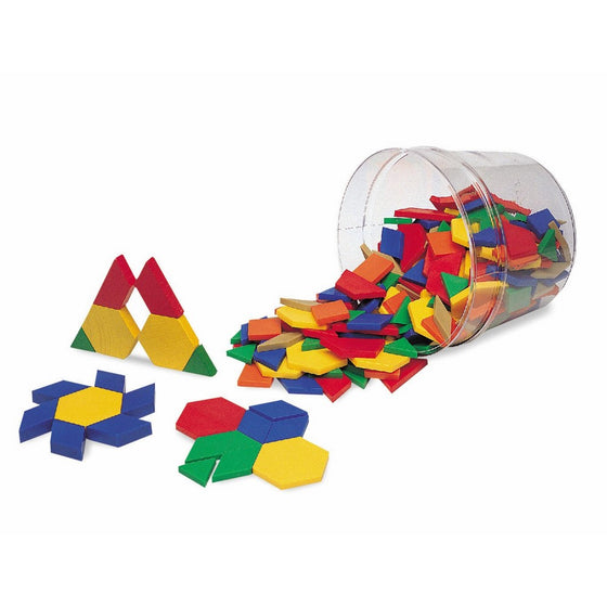 Learning Resources Plastic Pattern Blocks (Set of 250)