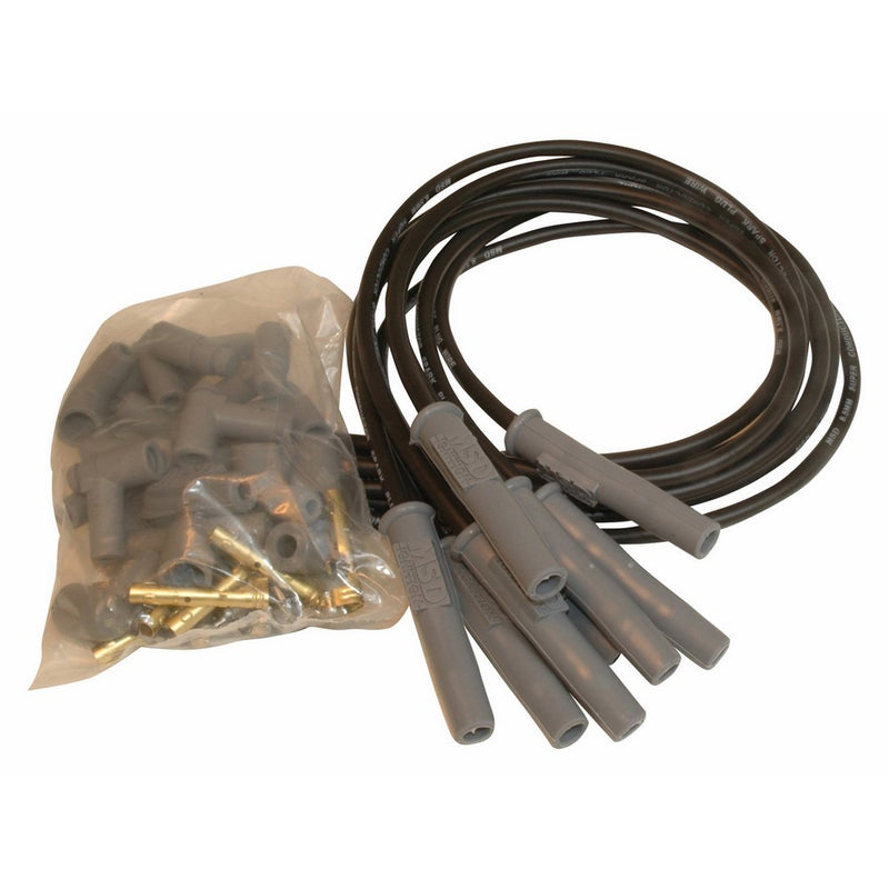 MSD 31233 Black 8.5mm Super Conductor Spark Plug Wire Set