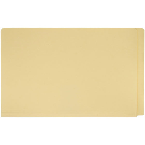 Smead End Tab File Folder, Straight-Cut Extended Tab, Legal Size, Manila, 100 per Box (27250)