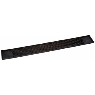 Winco 27-Inch x 3.25-Inch Bar Mat, Black