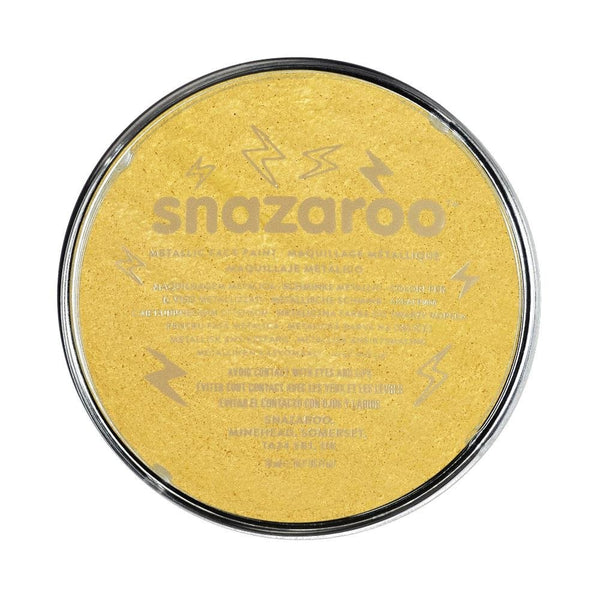 Snazaroo Metallic Face Paint, 18ml, Gold