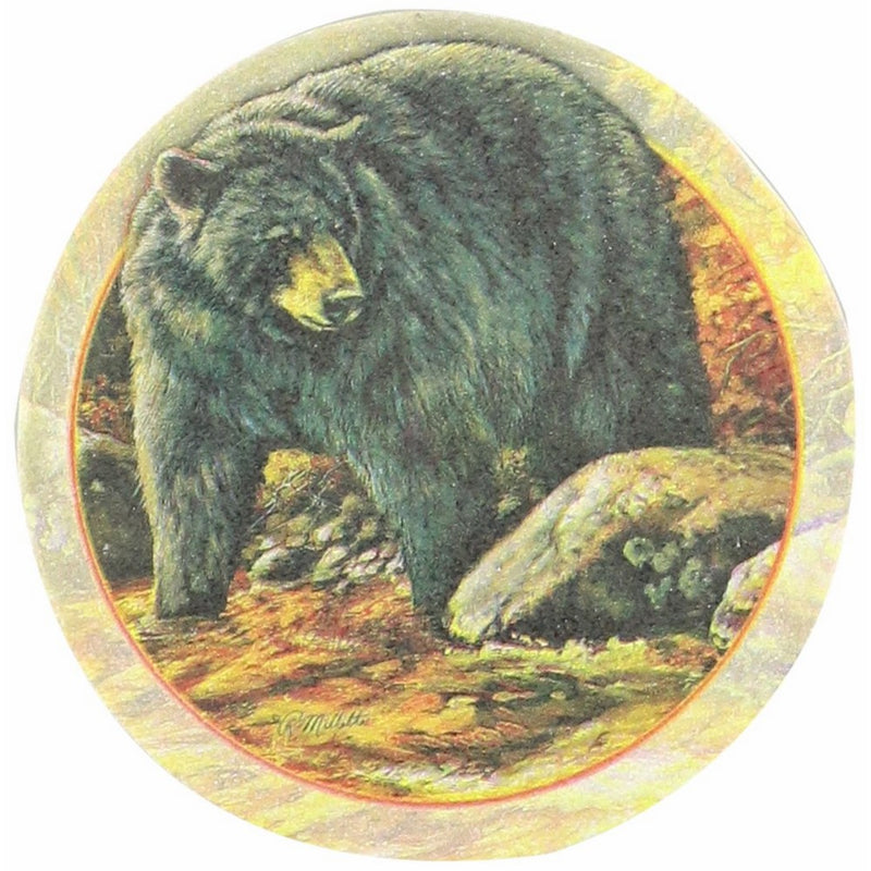 Thirstystone Drink Coaster Set, Black Bear