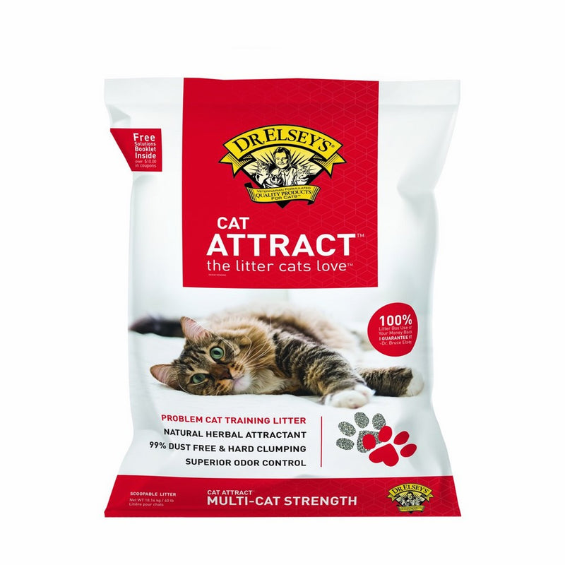 Precious Cat Cat Attract Problem Cat Training Litter, 40 pound bag, Package may vary