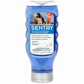 SENTRY Flea and Tick Shampoo for Dogs and Puppies, Tropical Breeze, 18 oz