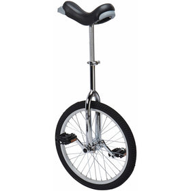 Fun 20 Inch Wheel Chrome Unicycle with Alloy Rim