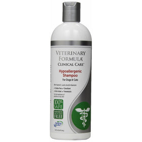SynergyLabs Veterinary Formula Clinical Care Hypoallergenic Shampoo for Dogs and Cats; 16 fl. oz.