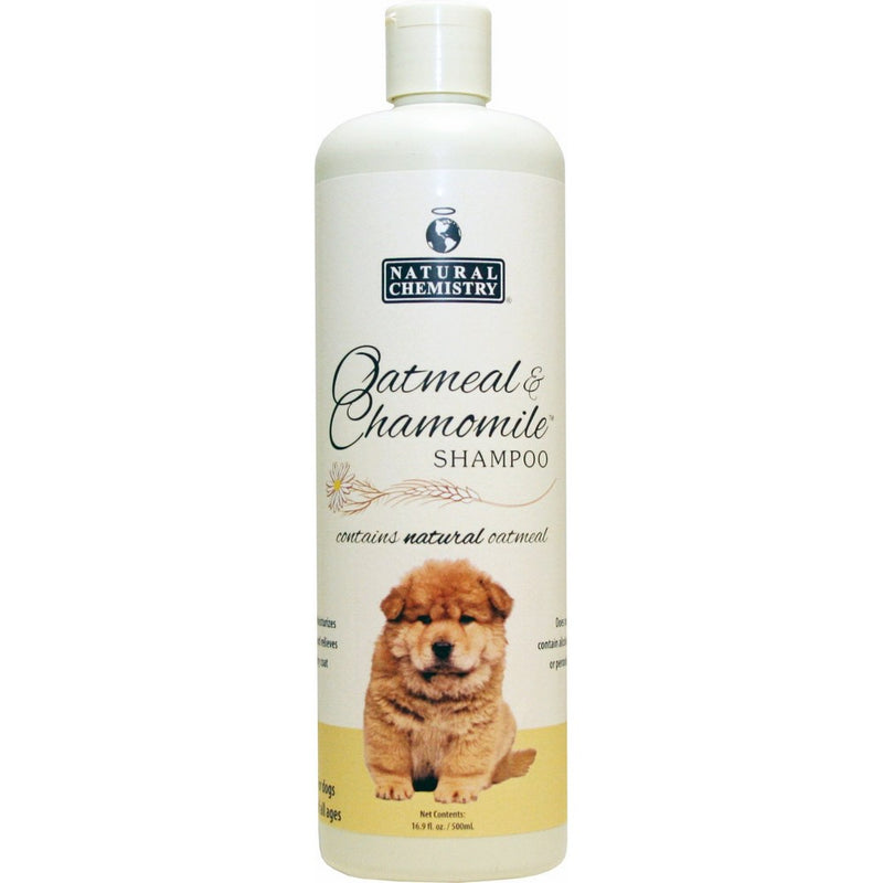 Natural Chemistry Natural Oatmeal and Chamomile Shampoo for Pets, 16.9-Ounce