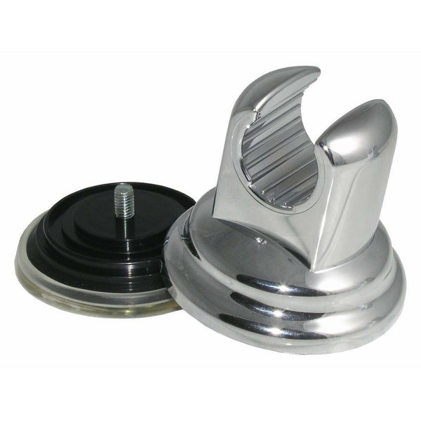 LDR 520 2433C 2-In-1 Permanent or Suction Showerhead Wall Mount, Chrome