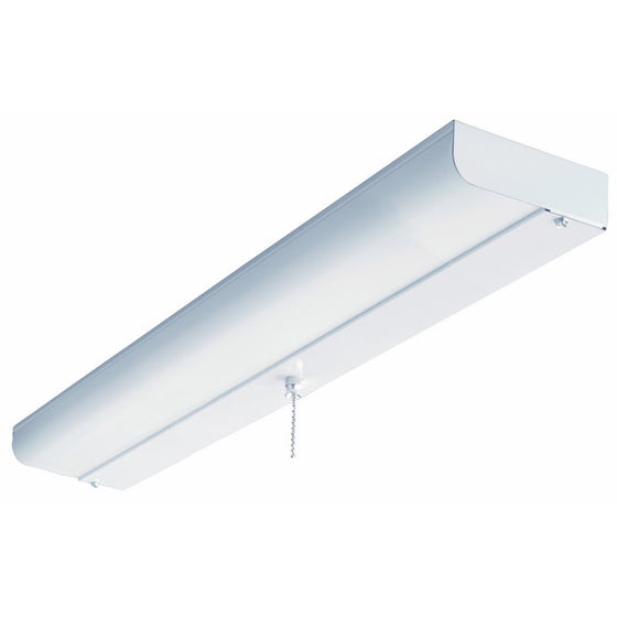 Lithonia Lighting CUC8 17 120 LP S1 M4 24-Inch 1-Light Flush Mount Fluorescent Ceiling Closet Light, White